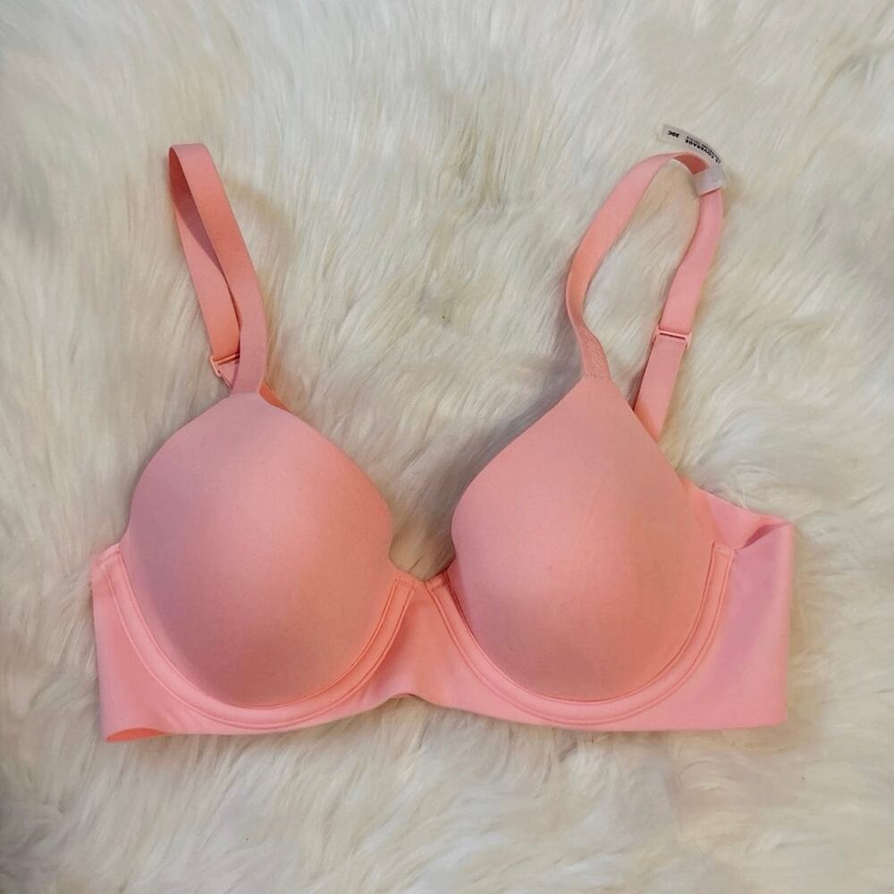 Aerie Highlighter Pink SMOOTHEZ Full Coverage Underwire Bra Size 30C